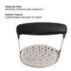 Cooking Light Heavy Duty Stainless Steel Masher, Broad and Ergonomic