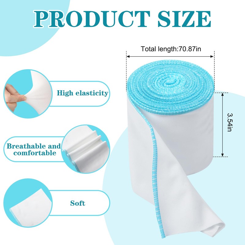 Threlaco 2 Rolls Wet Wraps Bandage for Eczema Wet Wrap