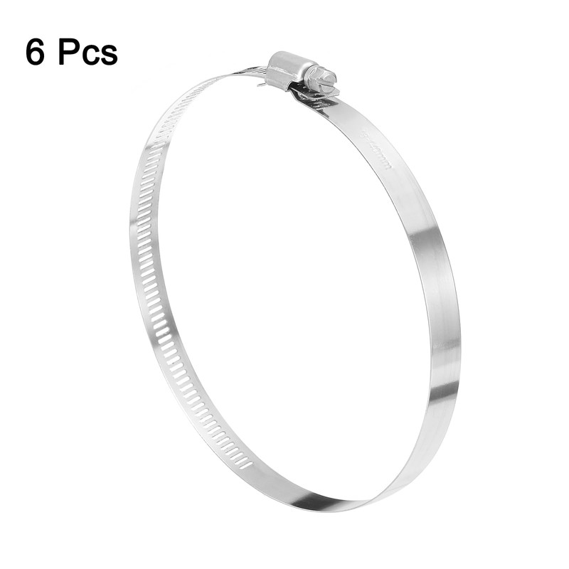 uxcell Hose Clamp, (118-140mm) 4 2/3" to 5 1/2" Adjustable
