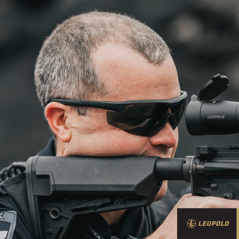 Leupold Sentinel Performance Eyewear with Matte Black Frames and Laser-Safe