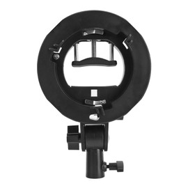 S Type Bracket for Bowens Mount Holder S Type Bracket Holder for Speedlite Flash Snoot Softbox Beauty Dish Reflector Umbrella
