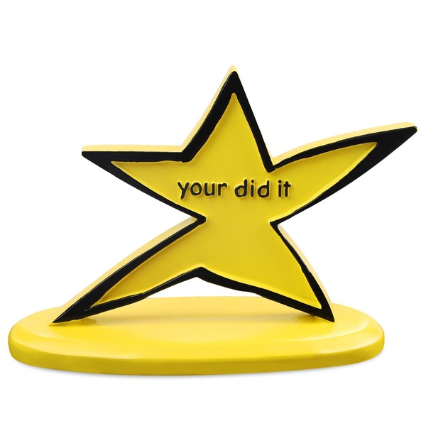 Legobayo 3.5-inch Fun Achievement Star Trophy with Humorous Your Did
