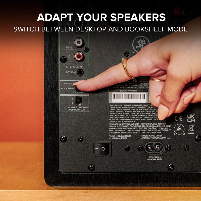 Mackie CR4.5BT 4.5-inch Powered Bluetooth Studio Monitors