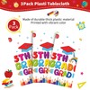 Yavxzvbw 3Pcs 5TH Grade Graduation Tablecloth Class of 2024 Graduation