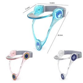 Xemz Adjustable Neck Support, Neck Brace Cervical Collar, Portable Neck Traction Device Neck Stretcher Forward Head Neck Posture Corrector for Women and Men Cervical Spine Pressure Relief (Pink)