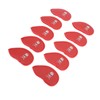 10PCS Golf Club Head Cover PU Leather Protective Abrasion Resistant