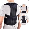 Turtle neck, curved back, shoulders, spine, correct posture, band, round shoulder Size S