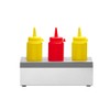 HENDI Sauce Bottle Holder, 3 Cut-Outs, for HENDI Dispenser Bottles,