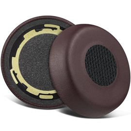 SOULWIT Ersatz Ohrpolster für Jabra Evolve 75(75UC 75MS 75SE) Stereo-Bluetooth-Headset/Kopfhörer, Ersatzpolster mit geräuschisolierendem Memory-Schaum