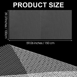 100 x 150 cm White Mesh Fabric, Tulle White Polyester Stretch Fabric, Tulle Mesh, Versatile for Sewing Projects, Shopping Bags, Backpack Bags and Straps and for Net Clothes