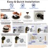 Artiwell Brushed Nickel Universal Tip Toe Tub Drain Conversion Kit
