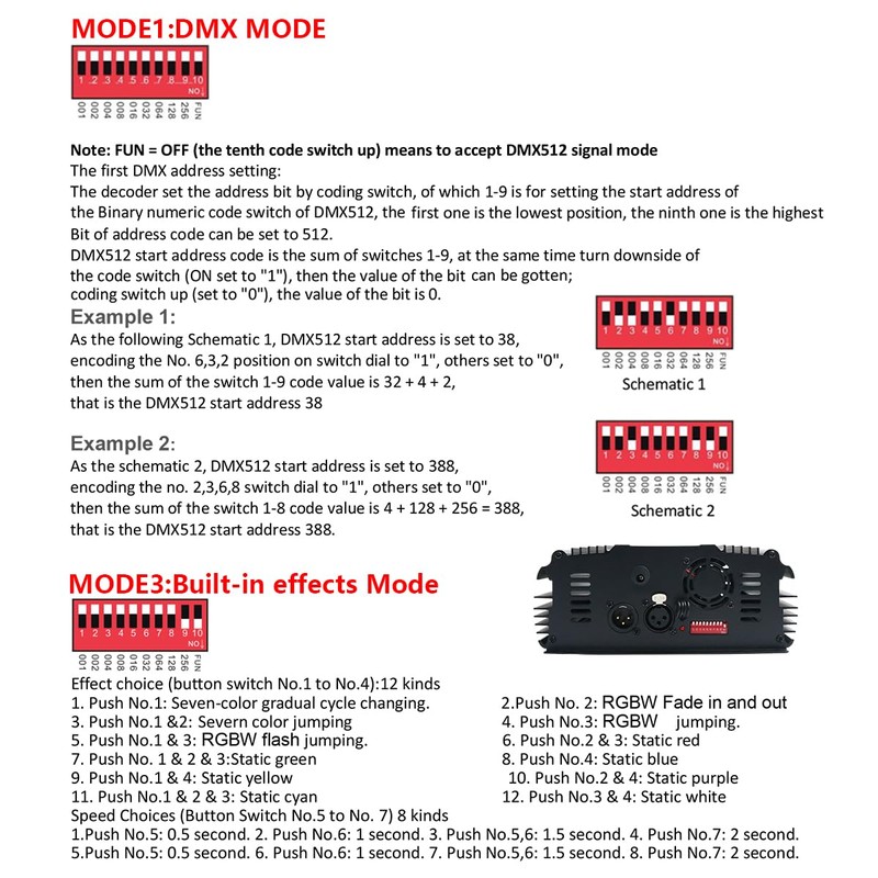 AMKI DMX 90W Light Source Engine Driver Remote/APP Control Starlight