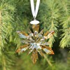 XIANGBAN Crystal Snowflake Pendant Home Clear Star Decoration Hanging Christmas