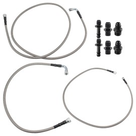 AUTOKAY 47RE Transmission Cooler Lines Kit Heavy Duty Fits for Dodge Ram Cummins 5.9L 1996-2002