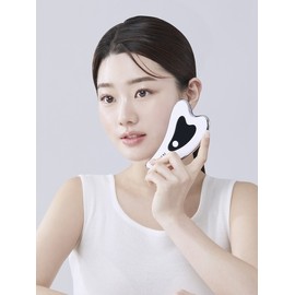 Heart-shaped meridian gua sha lifting facial massager / 하트형 경락 괄사 리프팅 얼굴 마사지기