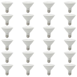 Sunlite Reflector PAR30 LED Bulb, Spotlight, 9W (75W=), 750 Lmns, Medium E26 Base, 90 CRI, Dimmable, Decorative Track Lighting Use, ETL, Title-20 Compliant, Bulk, 24 Pack, 30K-Warm White