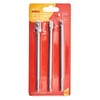 Amtech I5705 3 Piece 150mm 1/4" Hex Extension Adapter Set,