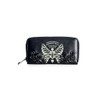 Banned Skeleton Butterfly Purse, black, Streetwear