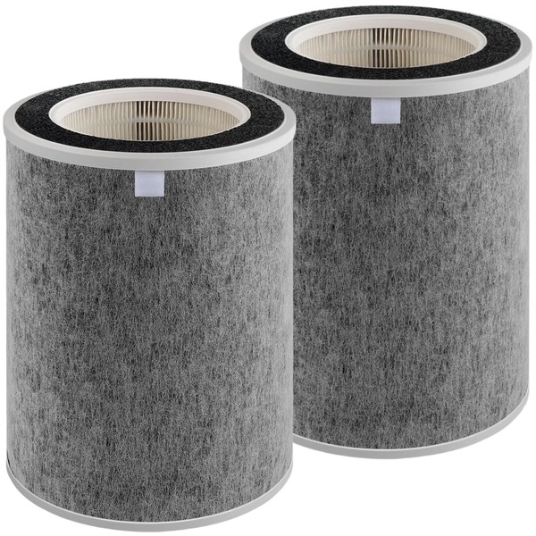 2 PCS HP201 HP202 HEPA Replacement Air Filter Compatible with