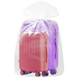 Rainmae 10 Pack 32x48 inches Large Clear Plastic Bag Giant Storage Bags Dustproof,Moistureproof for Luggage,Suitcase,Furniture,Comforter,Chair, Kids Bike,Plush Toys and More (80x120 cm,Flat)