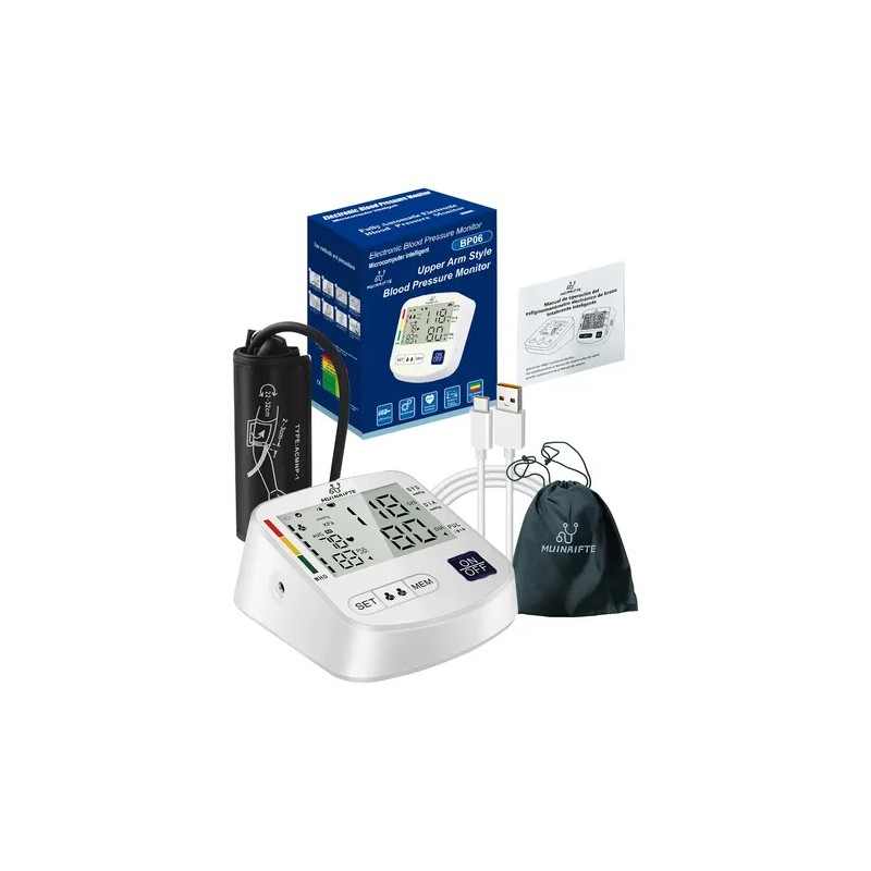 Bluemos Tensiómetro, Medidor Automático Digital De Presión A