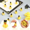 60 Pcs Mini Graduation Ducks,Tiny Resin Grad Ducks Figures Bulk