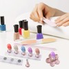 10pcs Magnetic Pink Nail Art Holder Nail Art Stand Nail