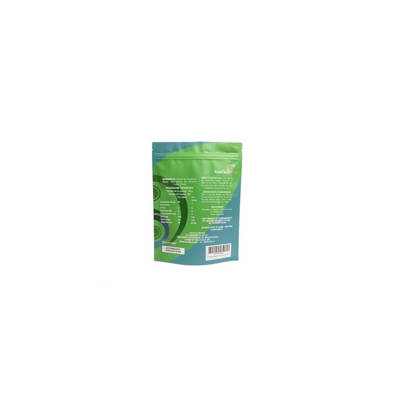 IsaaQuim Citrato de Magnesio en Polvo Sabor Naranja con Stevia