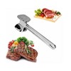 Ice Crushers,Aluminium Alloy Round Silver Meat Hammer Meat Tenderizer Tool