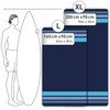 Fit-Flip Beach towel - large microfibre towel - lightweight, compact