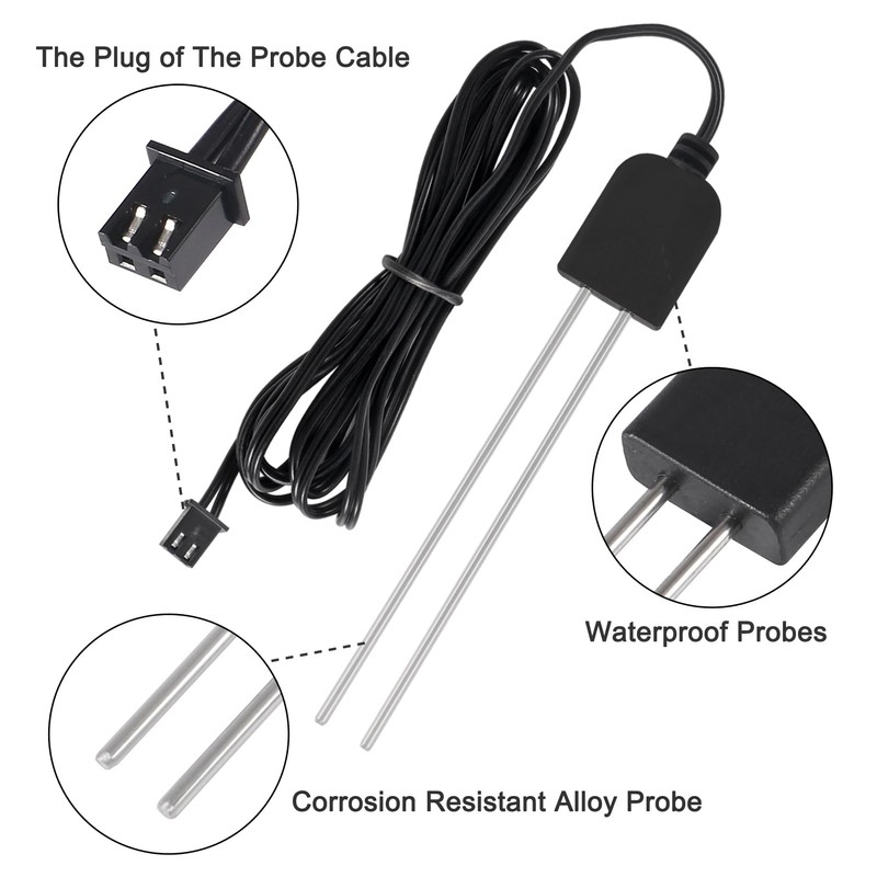 Coliao 5 Sets Soil Moisture Sensor, Resistive Soil Moisture Meter,