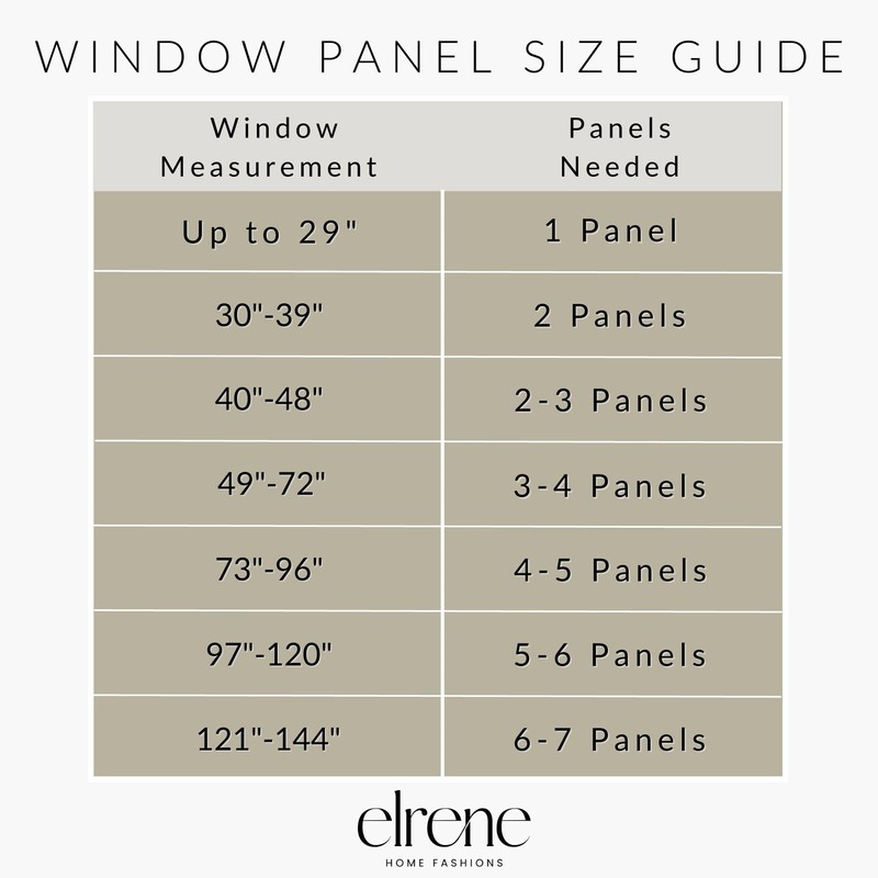 Elrene Home Fashions Mia Jacquard Scroll Blackout Window Curtain, 52"