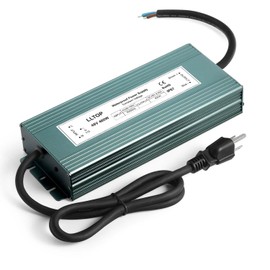 LLTOP 48v DC Power Supply 400w 8.33A Waterproof AC110v/120v to 48vdc Converter Constant Voltage Outdoor Transformer for Pump Humidifier LED Lights