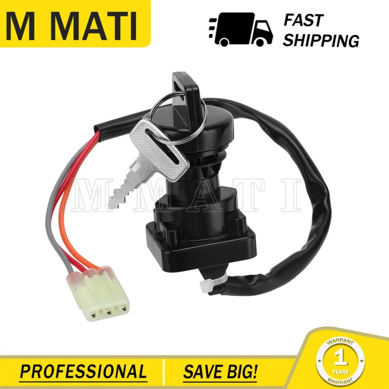 M MATI Ignition Switch Assembly For Kawasaki Brute Force 300