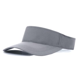 FREESE Men's Golf Sun Visor, Sun Protection, Tennis, Running, Moisture Wicking, Quick Drying, Lightweight, gray