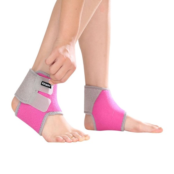 Sborter Kids Ankle Brace 1 Pair, Children Ankle Support, Ankle Compression Sleeve for Foot & Ankle Swelling, Achilles Tendon, Joint Pain, Injury Recovery, for Ice Skating Dance Hiking Running