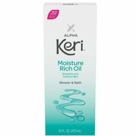 Alpha Keri Shower & Bath Moisture Rich Oil Smooth & Soften Skin 16oz Pack of 3