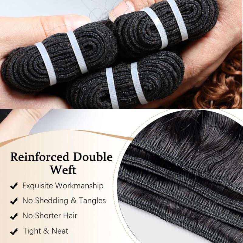 VIPbeauty Ombre Blonde Burmese Curly Human Hair Bundles Unprocessed Burmese