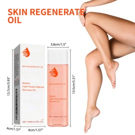125ml Collagen Boosting Body Oil, Care Oil for Stretch Marks & Skin Tone - Lifting Moisturiser for Women