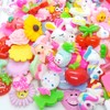 GOGOONLY 100pcs Charms Kawaii Cute Set Resin Candy Charms Mixed