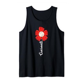 Cincinnati Baseball Flower Vintage Sports Fan Tank Top