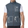 GIISAM Men's Softshell Vest,Windproof Sleeveless Golf Vests for Men Waterproof
