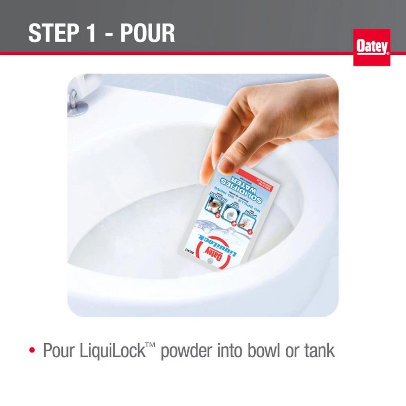 Oatey Liquilock 6 oz. Toilet Water Solidifier Gel (2-Pack)