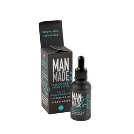 Man Made Booster - Serum Hidratante. Auxiliar en la Reduccin de Lneas de Expresin cido Hialurnico 3  Vitamina B5 Liposomada 2 Para una Piel Firme e...