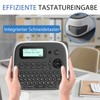 Etikettenmaschine mit Bändern, D210S Etikettenschreiber mit Tastatur, tragbare Etikettiermaschine mit