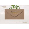 50 Pack Kraft Envelopes Recycled Fleck Natural Brown (DL (110x220mm))