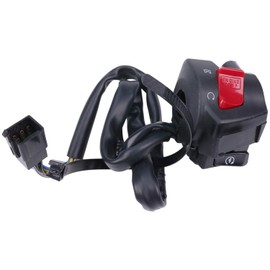 WQSING Start Stop Kill Switch Right Hand Control Switch Compatible with Honda CBR600RR 2003-2006 Motorcycle Electrical Handle Lever 35130-MEE-642 35130-MEE-641 35130-MEE-640