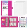 Sooez 100 Envelopes Money Saving Challenge, Savings Challenges Book with