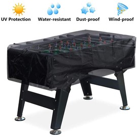 Foosball Table Cover Soccer Table Cover Protection Waterproof Outdoor/Indoor UV Resistant-63x45x19 inches (LxWxH)