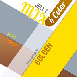 qiipii Transparent Copper Silver Golden Jelly Resin Rhinestones for Crafting 3mm 4mm 5mm Flatback Stones Bulk No-Hotfix Resin Gems Diamonds Crystals for Nails Eyes Face Makeup Body DIY Crafts Tumblers